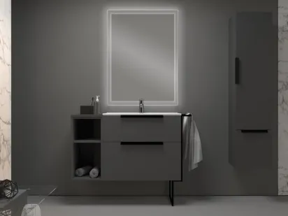 Тумба под раковину Cezares Urban, 55160, 75 см, цвет Grigio opaco