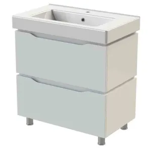 Тумба с раковиной Orange Topline-Senator TS 80-02 W напольная