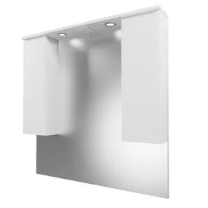 Зеркальный шкаф Mirsant Next 100/2 MRM0032, 2 ящика