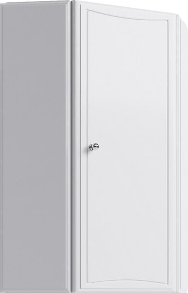 Шкаф подвесной Aqwella Барселона Ba.04.36, 38 см, угловой, цвет белый